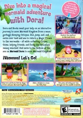 Nick Jr. Dora the Explorer - Dora Saves the Mermaids box cover back